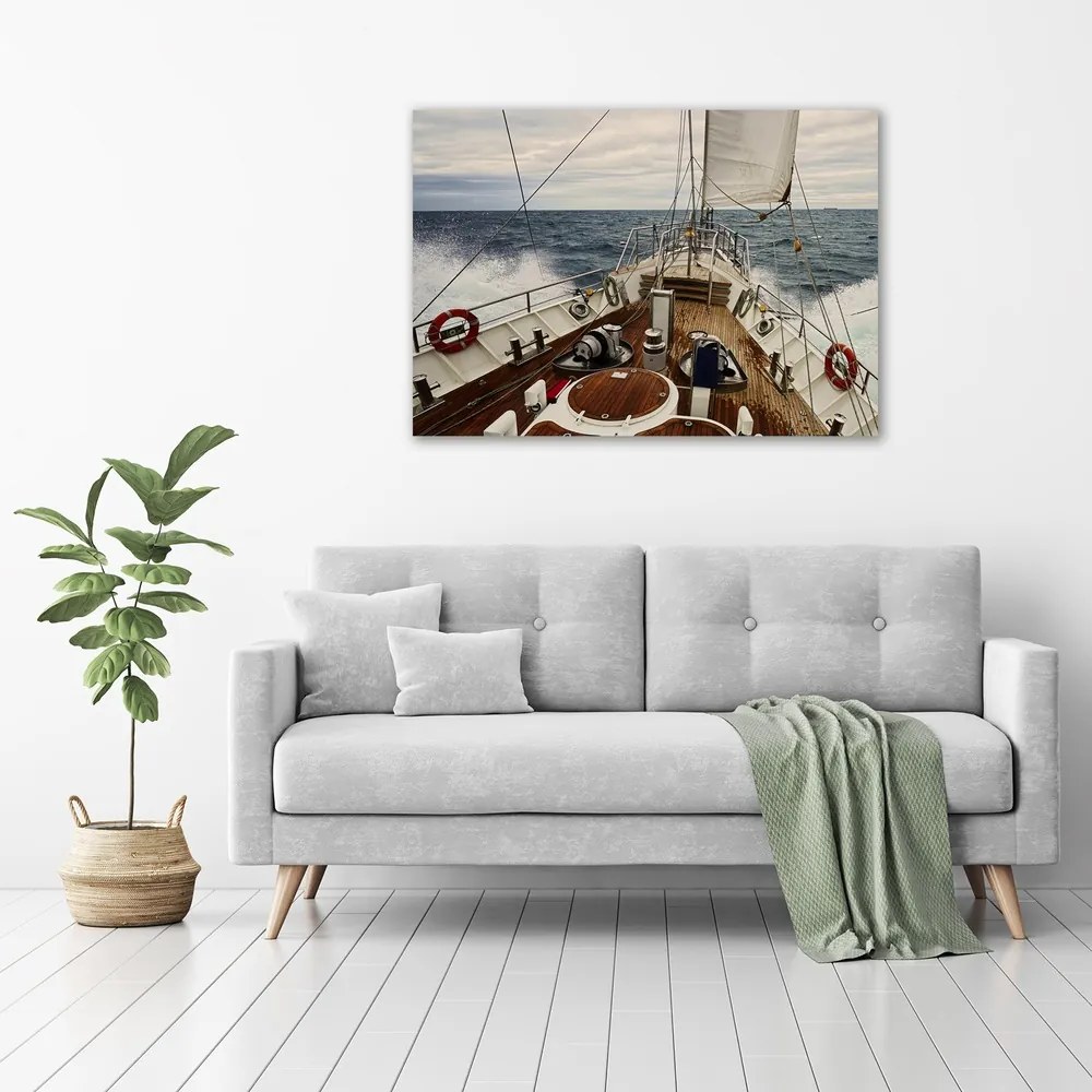 Tablou canvas Barcă cu pânze pe mare
