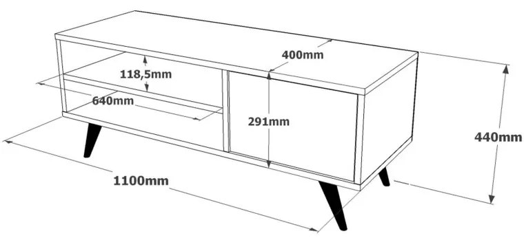 Comodă TV CD1, Pin atlantinc