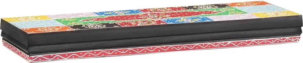 vidaXL Șemele de perete Multicolour 60 x 20 x 6 cm Lemn de mango solid