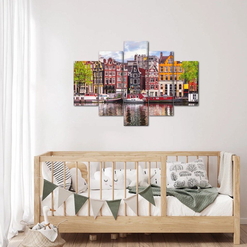 Tablou - Amsterdam, case de dans (150x105 cm)