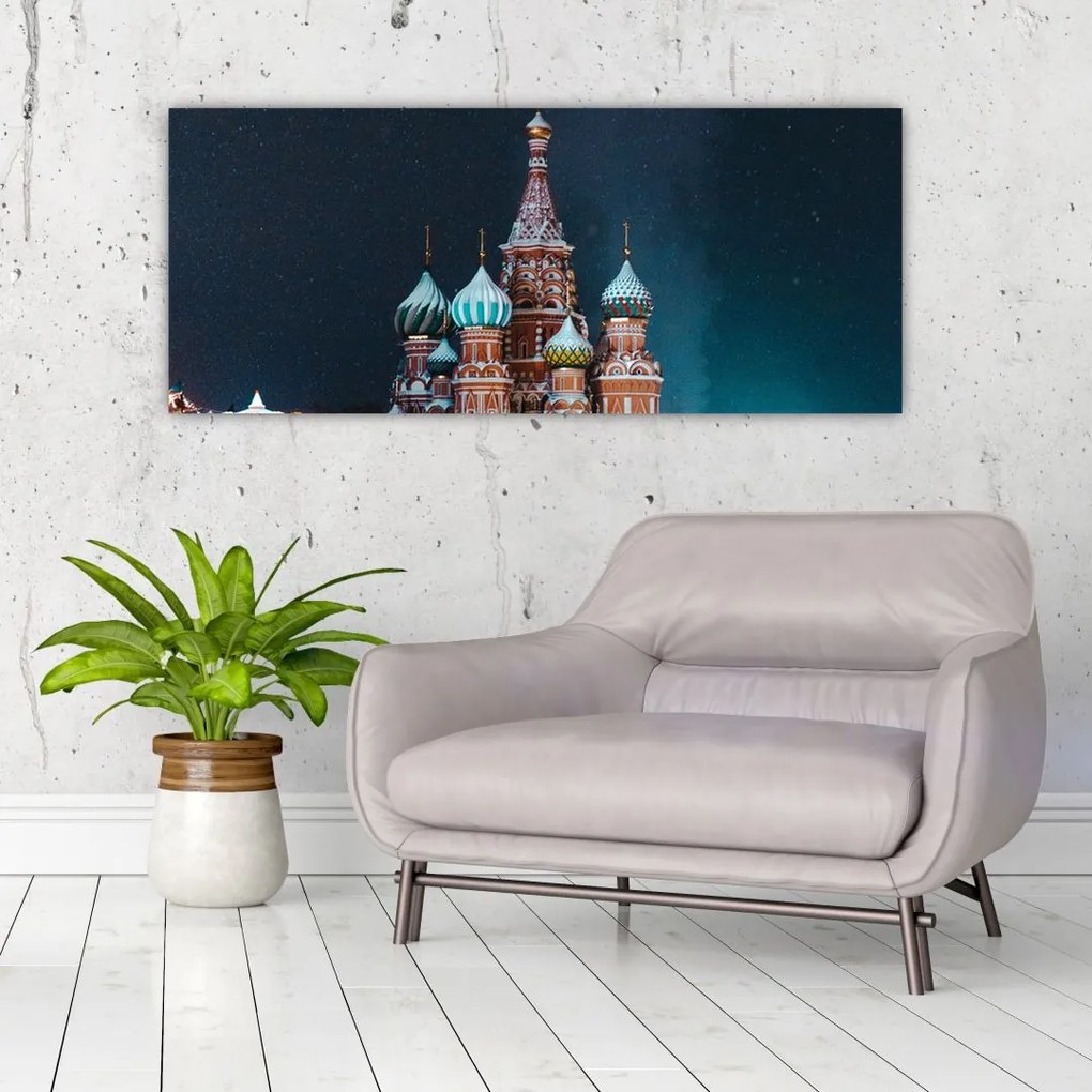 Tablou construcției din Rusia (120x50 cm)