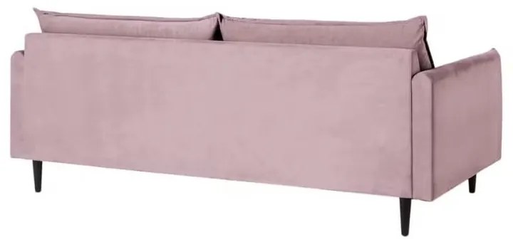 Canapea mov lavandă cu tapițerie din catifea 203 cm Juli – Ropez