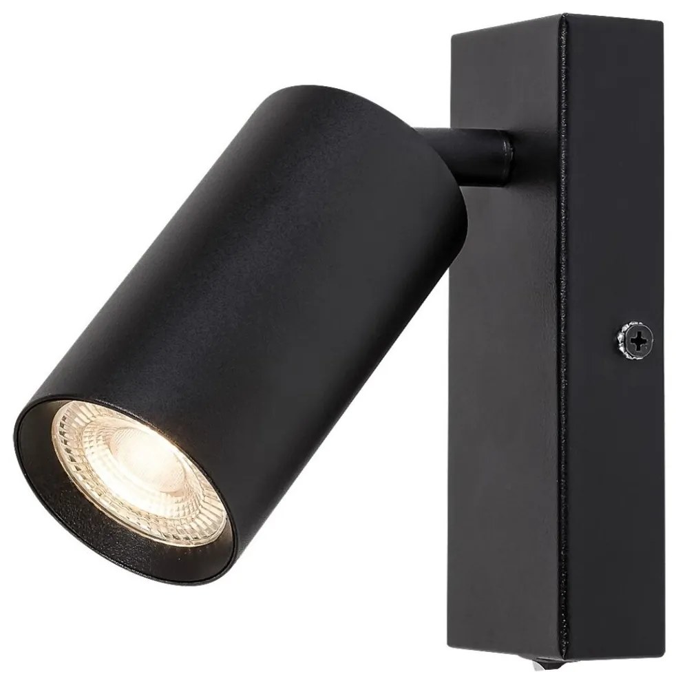 Aplice cu spot directionabil design modern SOLO negru