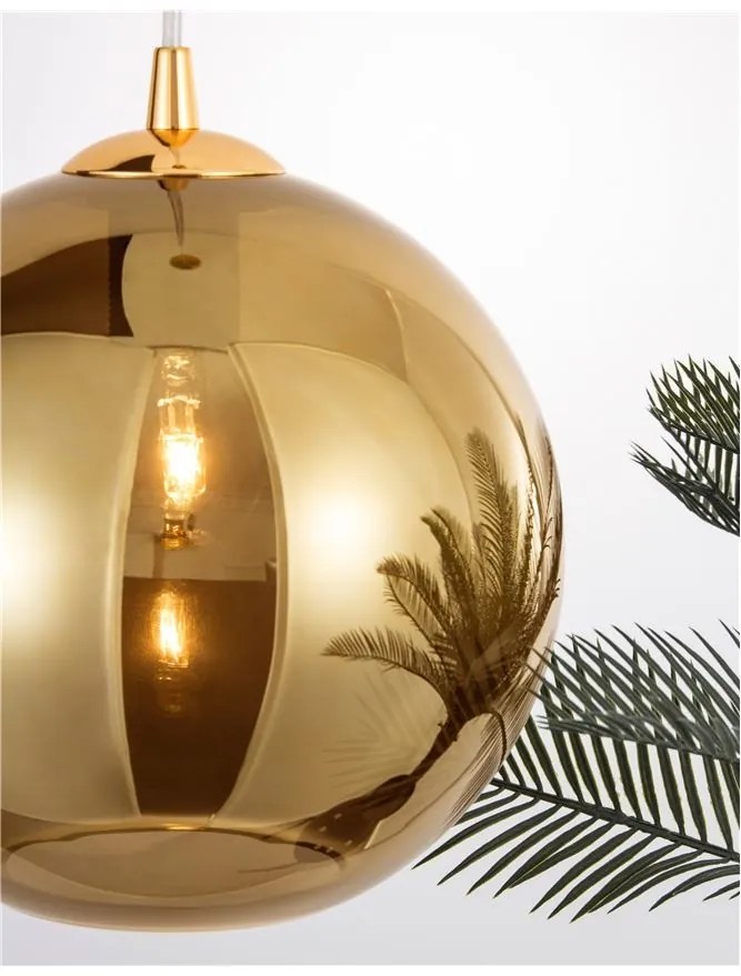 Pendul design modern NAZIO, 35cm, auriu NVL-9080352