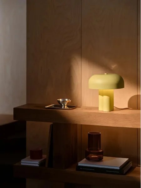 Nordlux - Lampă de masă SANDRO 1xE27/15W/230V galbenă