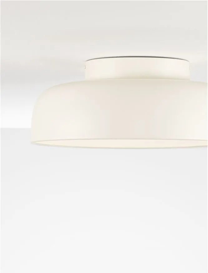 Plafoniera LED stil modern 2700K NOELIA alb 40cm