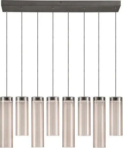 Lustra cu 8 pendule LED BRIELLE