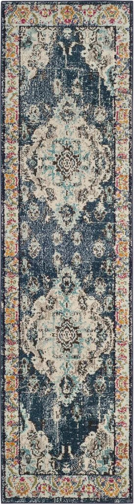 Covor Oriental & Clasic Mila, Albastru, 66x183