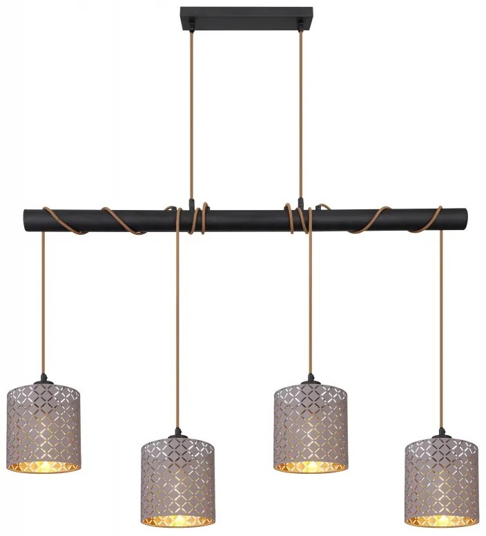 Lustra suspendata design modern CINDY 15584-4H1 GL