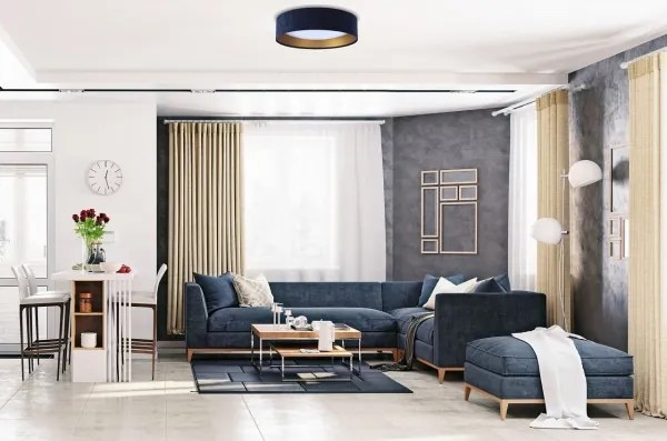 LED plafonieră SMART GALAXY LED/24W/230V albastru/auriu + DO, dimabilă