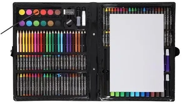 Kit de artă creativă într-o servietă practică - 168 buc - MAALEO