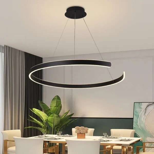 Lustră LED dimabilă pe cablu LED/100W/230V 3000-6500K + telecomandă