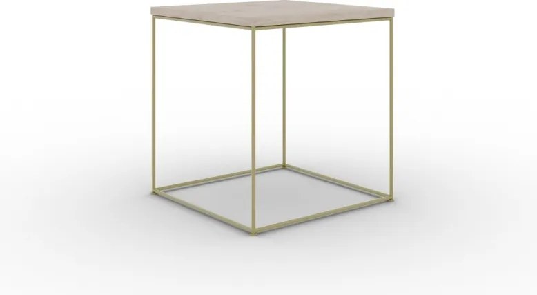 Masuta de cafea, Adina, ADRK Furniture (Culoare: Auriu / Negru)