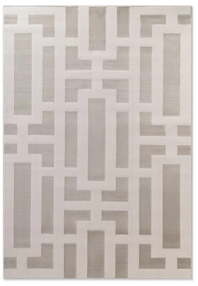 Covor gri/crem 160x235 cm Perles Onyx – Elle Decoration