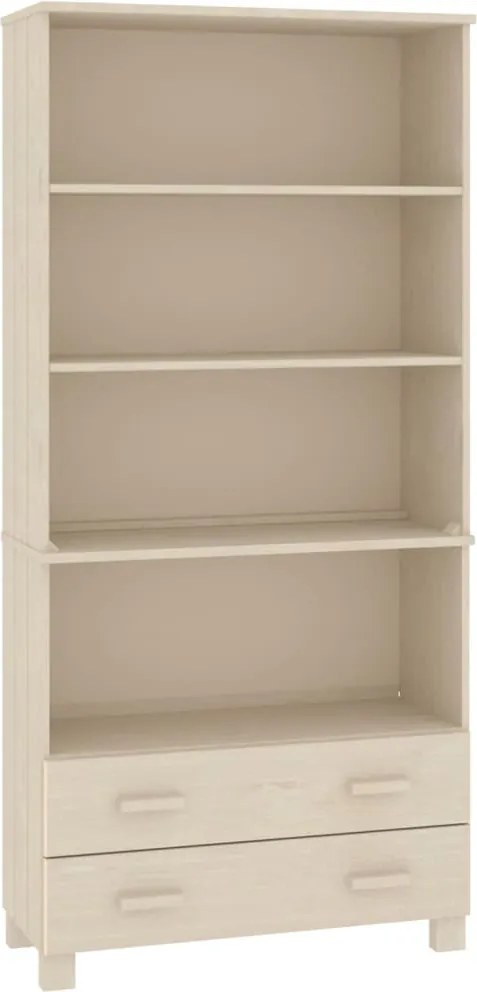 vidaXL Dulap înalt „HAMAR”, maro miere, lemn masiv de pin