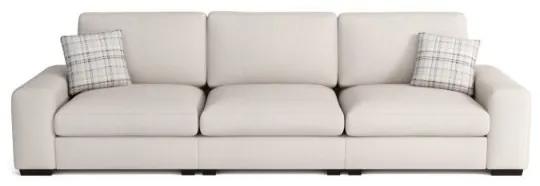 Canapea fixa 3 locuri alb murdar Toledo