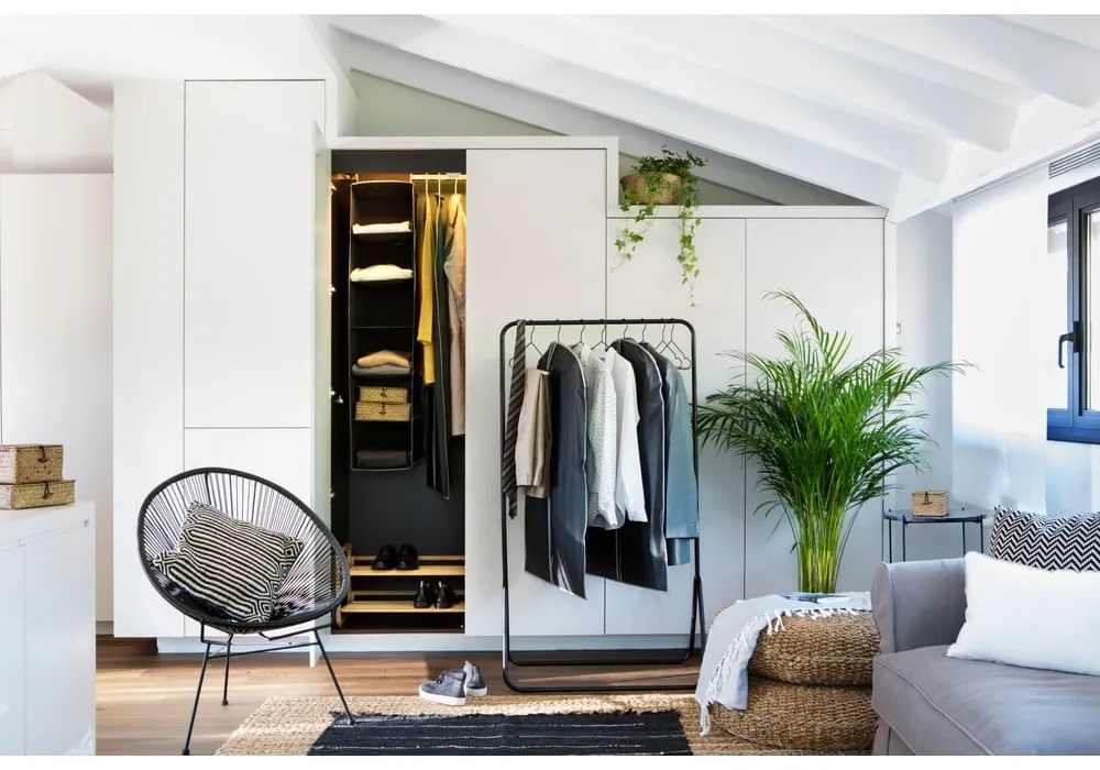 Organizator compartimentat suspendat Compactor Garment So Black 6 Rack