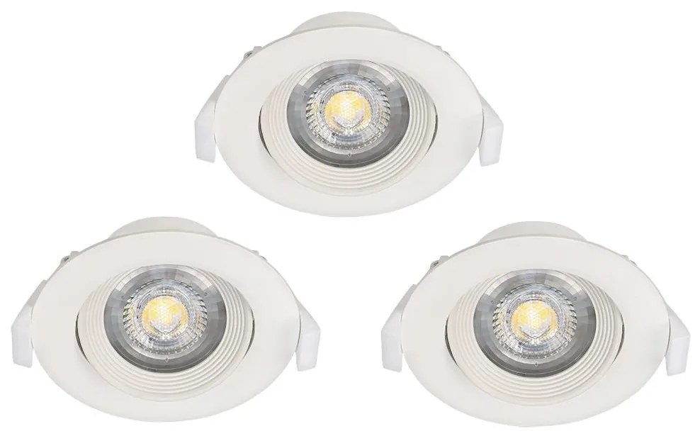 Eglo 32896 - SET 3xLampă încastrată SARTIANO 1xLED/5W/230V