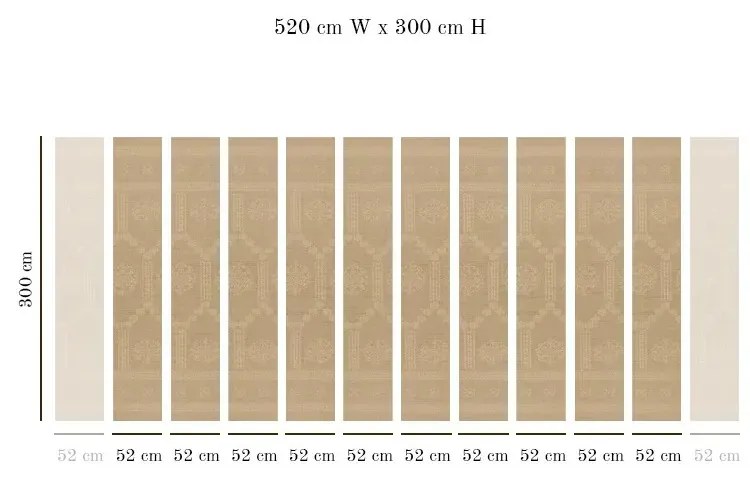 Tapet VLAdiLA Borangic (nisip) 520 x 300 cm