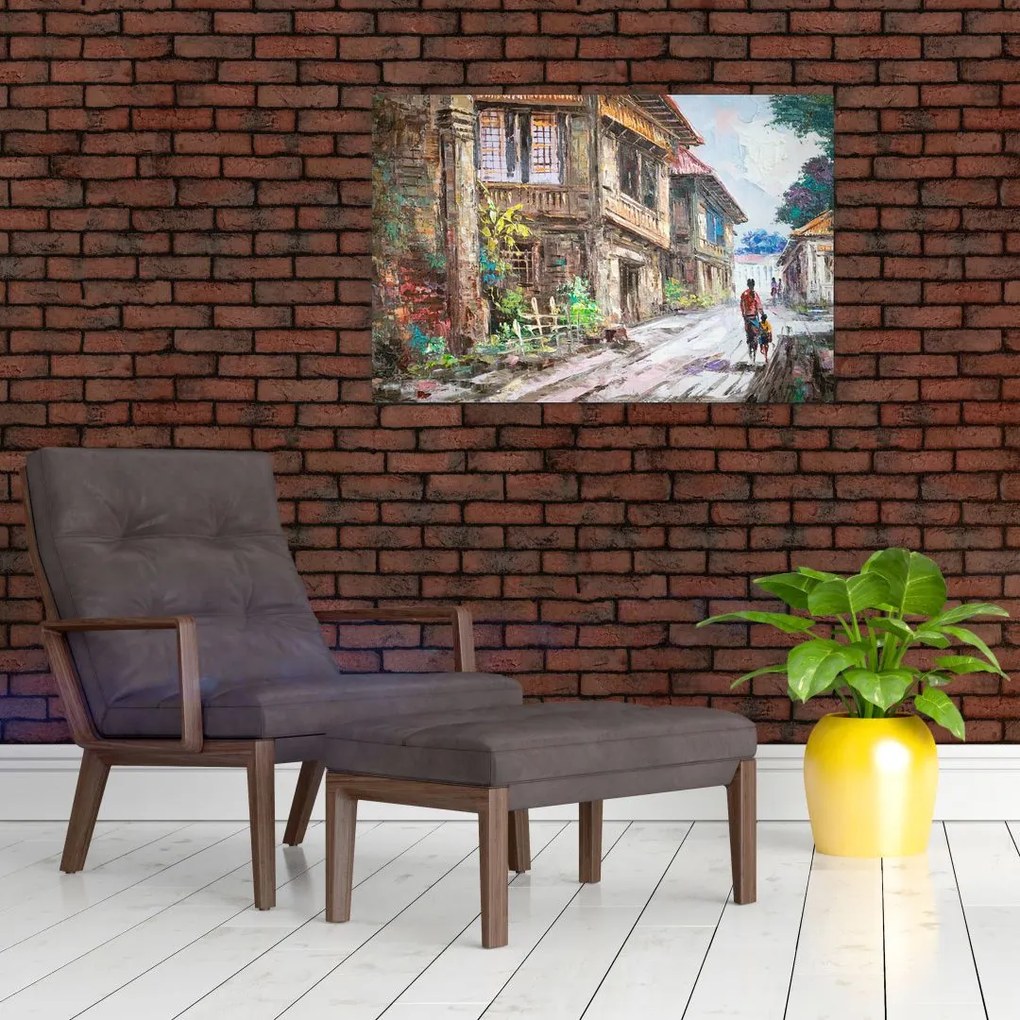 Tablou - Satul filipinez, Asia (90x60 cm)