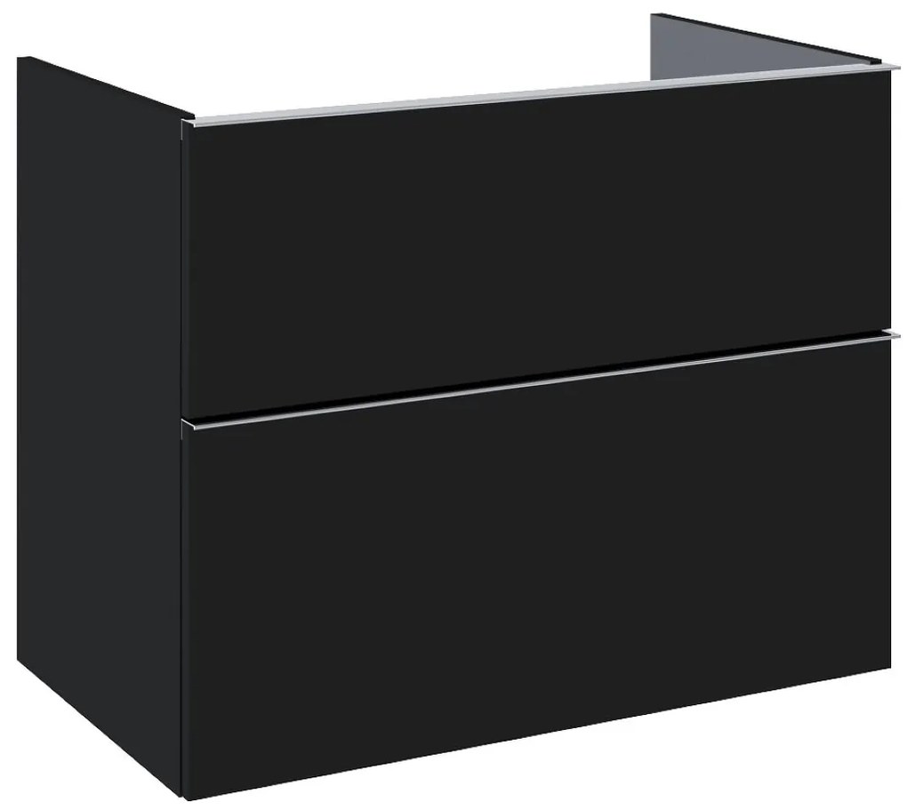 Elita Look dulap 80x44.9x63.5 cm sub chiuveta pe perete negru RE080801027160