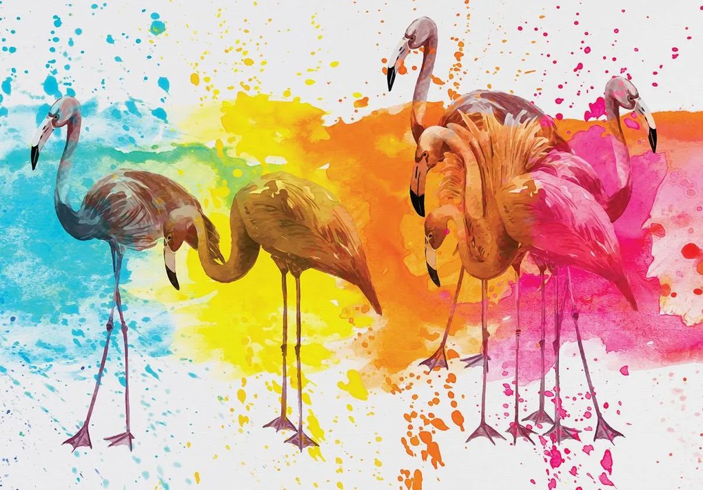 Fototapet - Flamingo (152,5x104 cm)