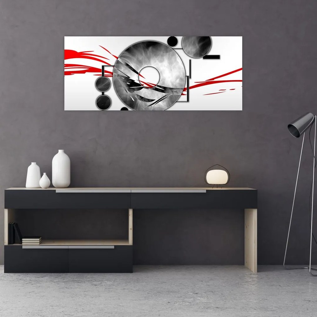 Tablou abstract (120x50 cm)