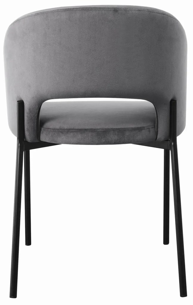 Scaun K455 Velvet Gri – H77