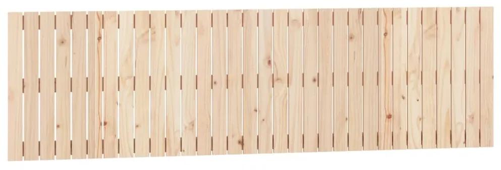824828 vidaXL Tăblie de pat pentru perete, 204x3x60 cm, lemn masiv de pin