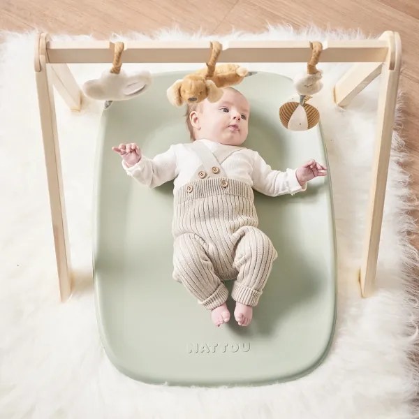 Covoraș de înfășat Nattou SOFTY 50x70 cm verde