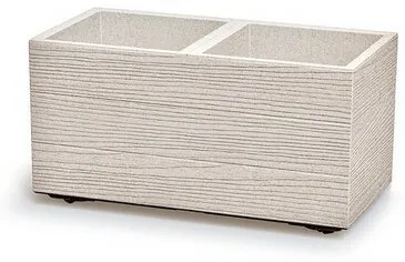 Ghiveci MADERA CASE ECO WOOD 57,7 cm, alb, S