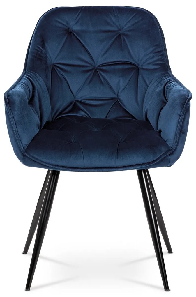 Set de scaune de sufragerie DCH-421 BLUE4, 2 buc.
