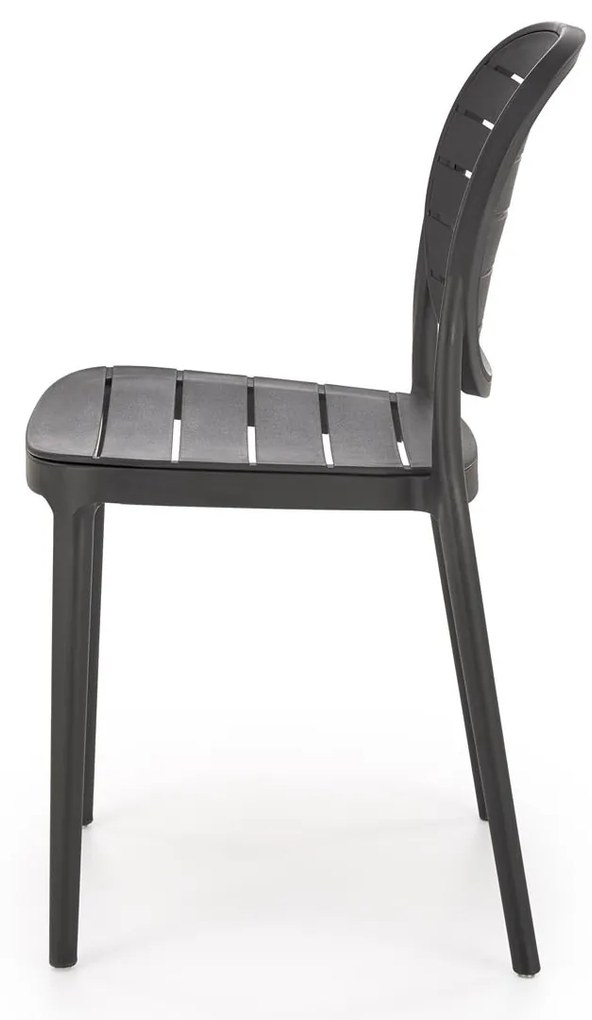 Scaun de grădină Karter (negru). 1092585