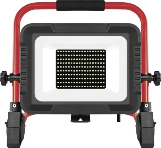 Proiector LED cu stativ ELION LED/100W/230V 4000K IP65 roșu/negru