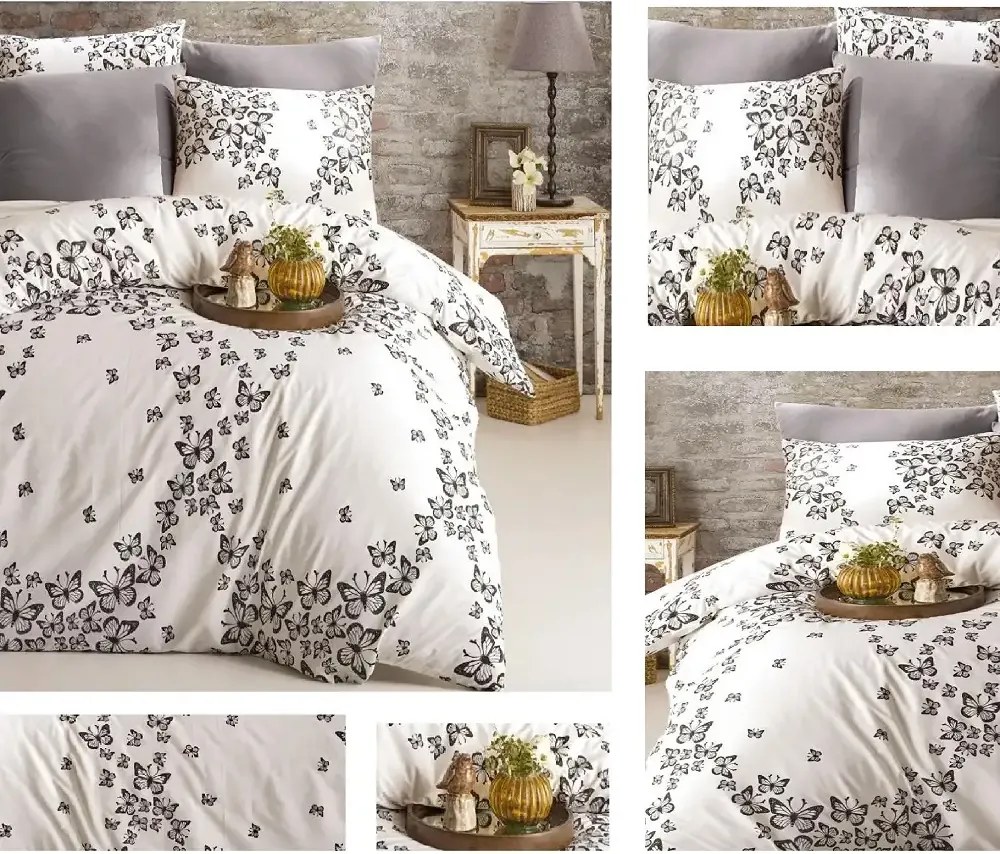 Set lenjerie de pat din bumbac pentru 1 persoane 160x220 cm