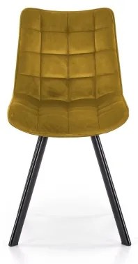 Scaun de dining COMORO, 1 buc., galben