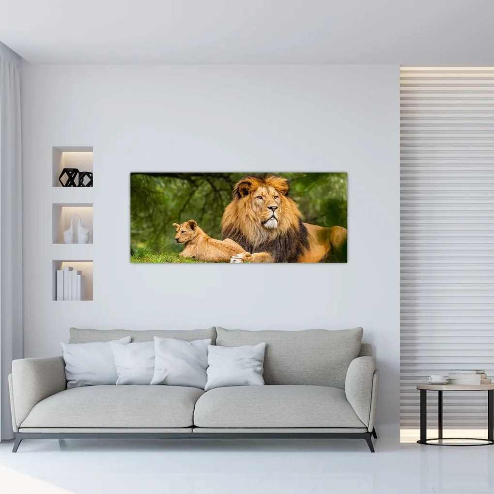 Tablou cu lei (120x50 cm)