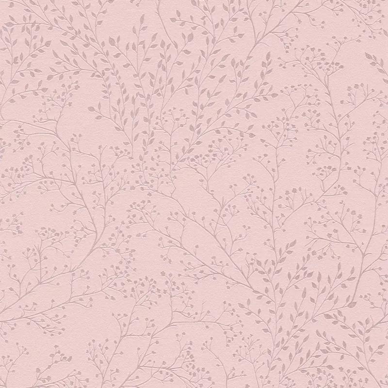 Tapet floral Trendwall roz