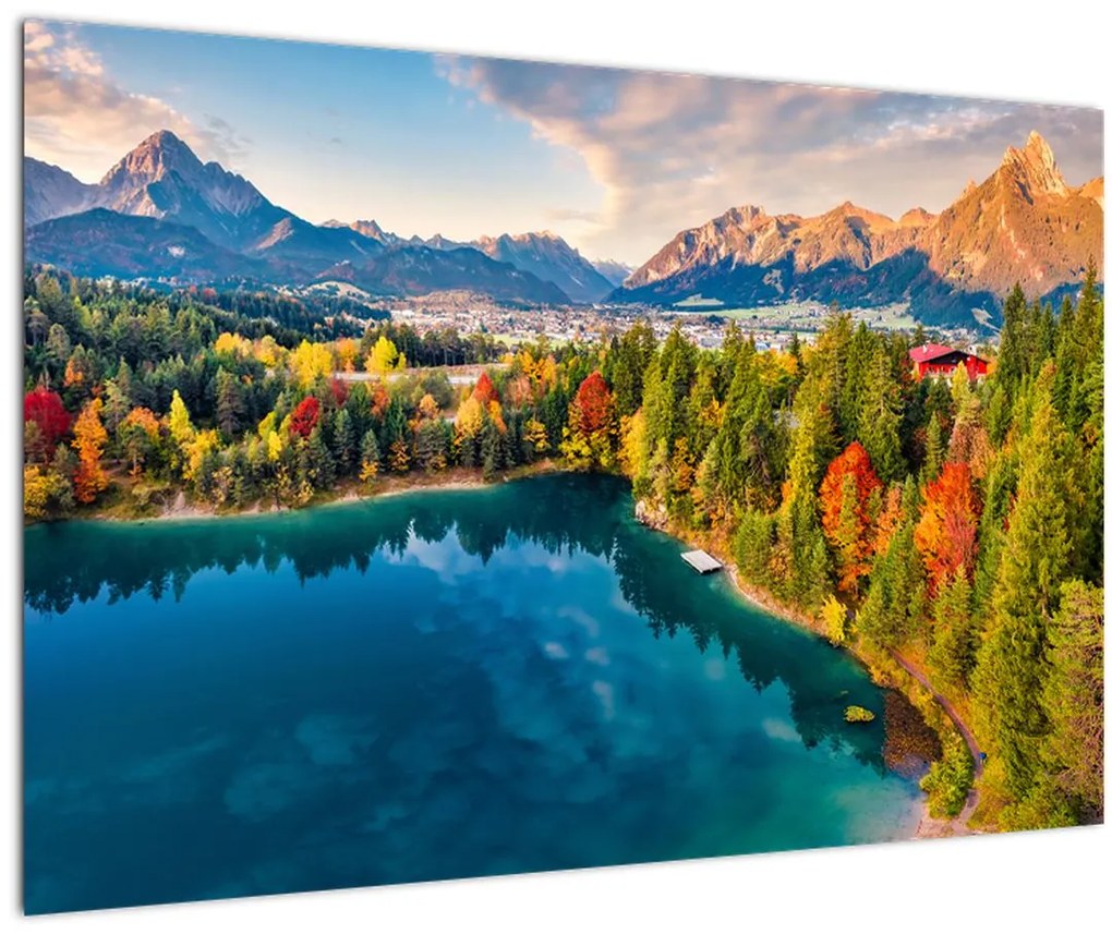 Tablou - Lacul Urisee, Austria (90x60 cm)