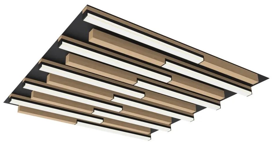 Wofi 9031-1006 - Plafonier LED dimabil PALERMO 40W 230V lem lemn