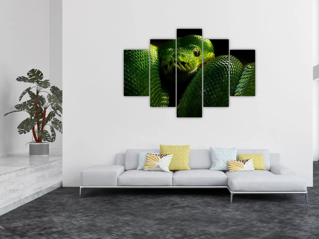 Tablou - Șarpele verde (150x105 cm)