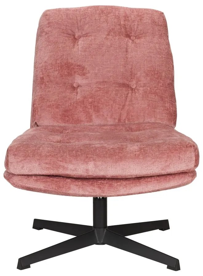 Fotoliu roz pivotant Kai – White Label