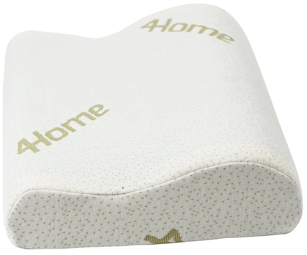 Pernă din spumă cu memorie 4Home Aloe Vera, 50 x 30 cm