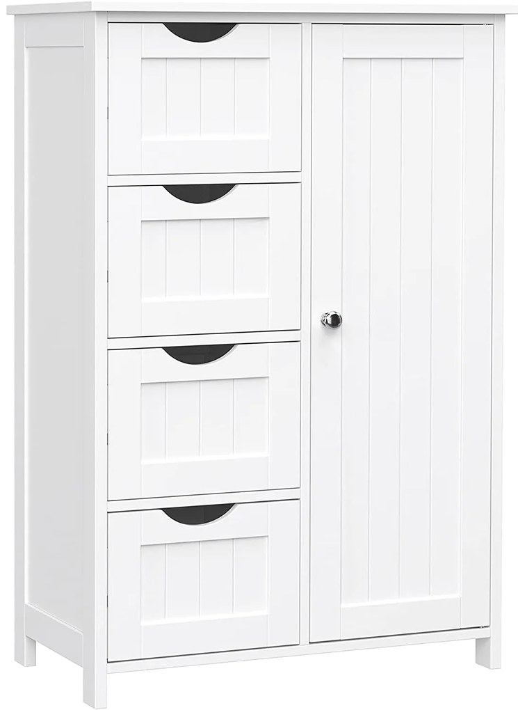 Dulap podea baie 55 x 30 x 81 cm, alb