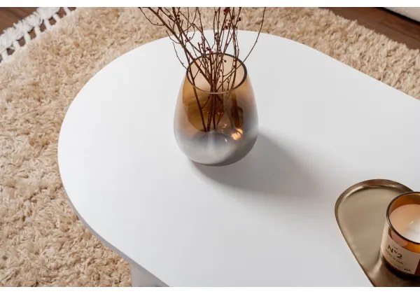 Masă de cafea NEL albă