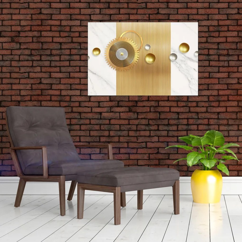 Tablou - Perle din Marmură (90x60 cm)