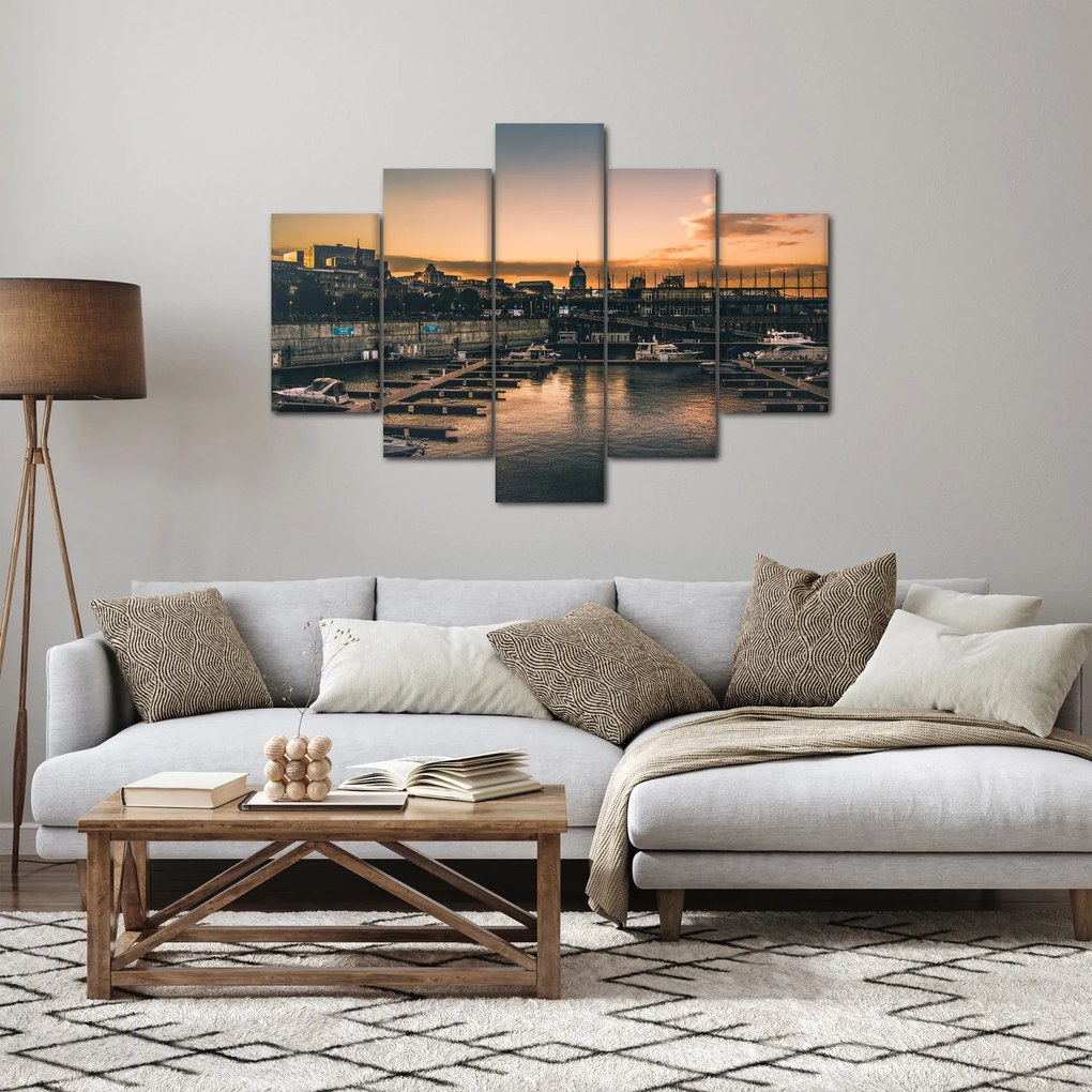 Tablou - orașul port (150x105 cm)