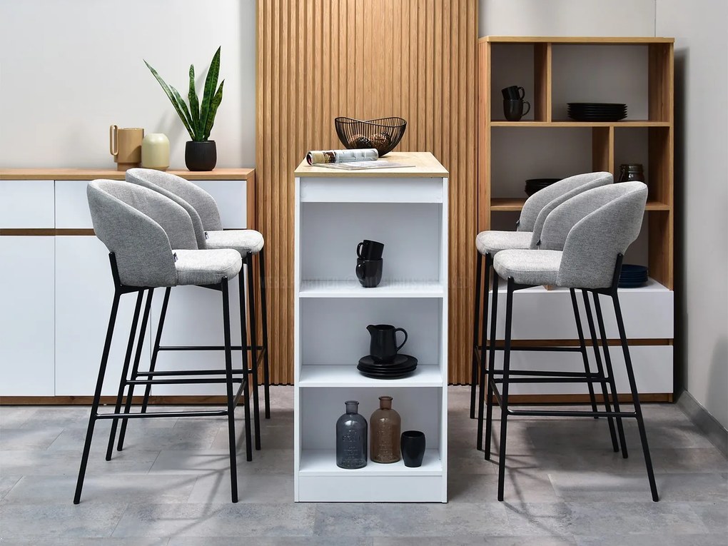 Scaun Gustav (gri + negru). 1110696