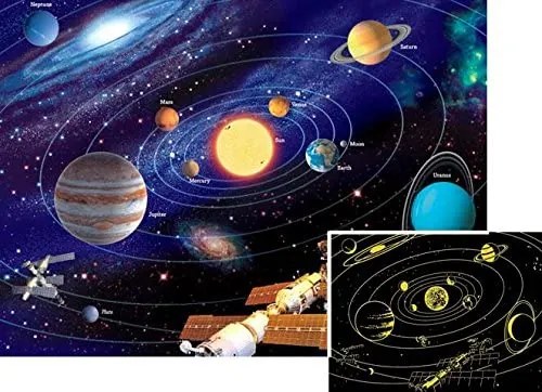 PUZZLE SISTEMUL SOLAR, 500 PIESE STARLINE - RAVENSBURGER (RVSPA14926)