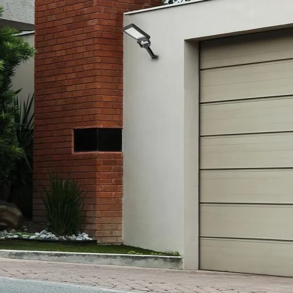 Proiector solar LED cu senzor LED/5W/3,7V 4000K IP54 negru